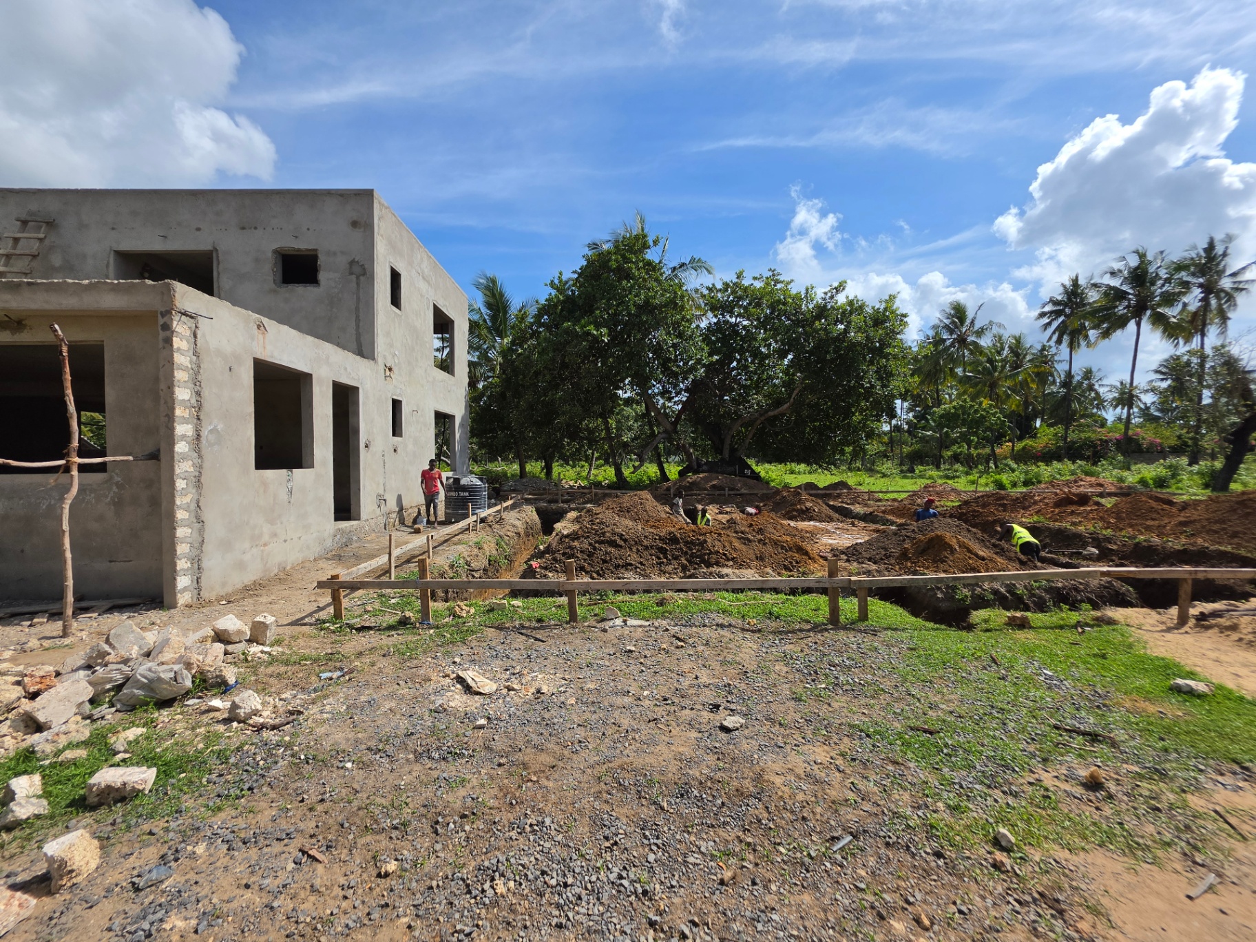 Kilua Homes construction site overview