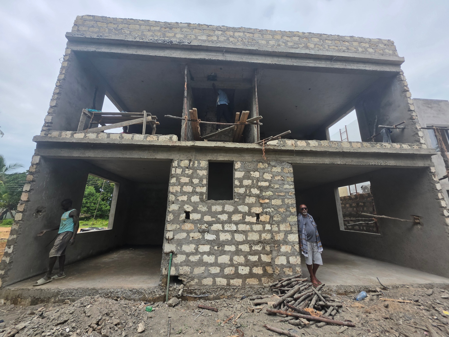 Coastal home masonry work